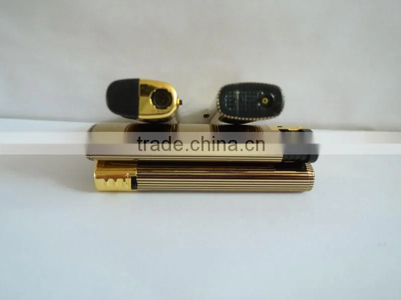 custom electronic cigarette gas lighter, refill windproof lighters with sticker
