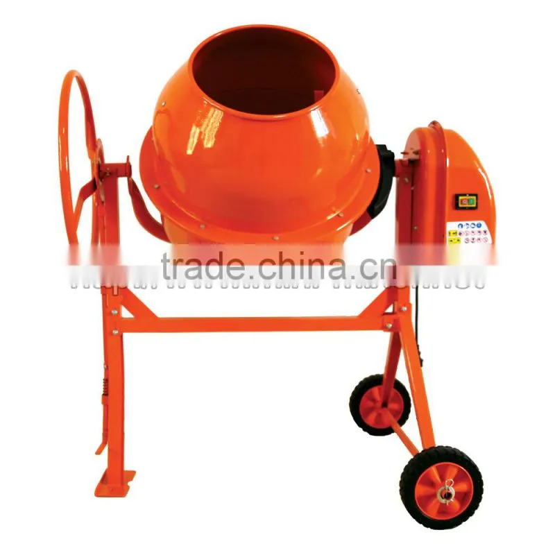 gasoline 160L small portable moving concrete mixer