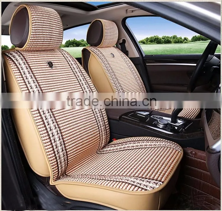 Universal Car Full Set Type PU Silk Adult Seat Cushions for all seasons