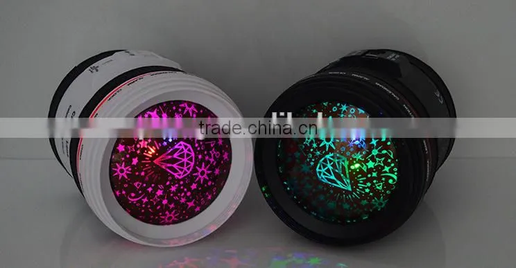 2 colors star camera lens projector digital alarm clock/star projector alarm clock