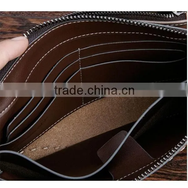 wholesale custom men's clutch bag and leather clutch bags for men