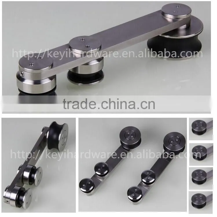 High quality Stainless steel glass hanging wheel /sliding door fitting (G-201)