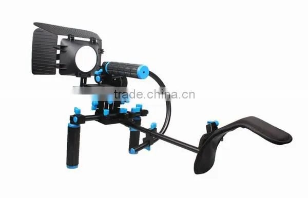 Commlite 5d2 5D3 Video system kit Video Rig Follow focus Matte box Video handle