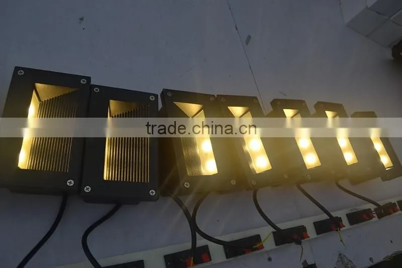 outdoor step wall light led 3 watt 12 volt aluminum