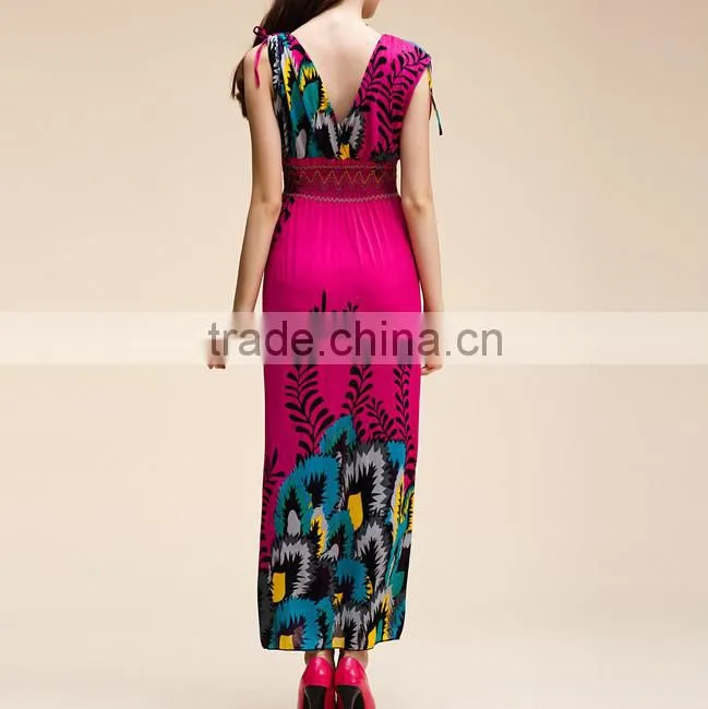 Rose Color Lady Dress