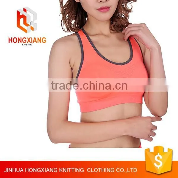 Hongxiang (OEM Factory/Trade Assurance)Women Wholesale Sports Bra Custom Sports Bra Yoga Fitness Sports 12color