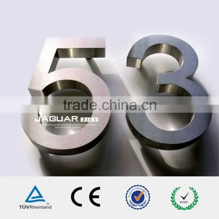 China made decorative stainless steel Metal Letters 3d signage