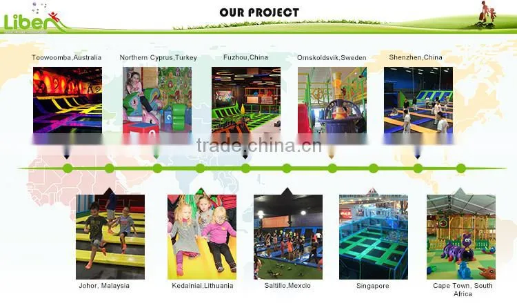 Gymnastic Trampoline Bed Small Customized Trampoline Bed with Net