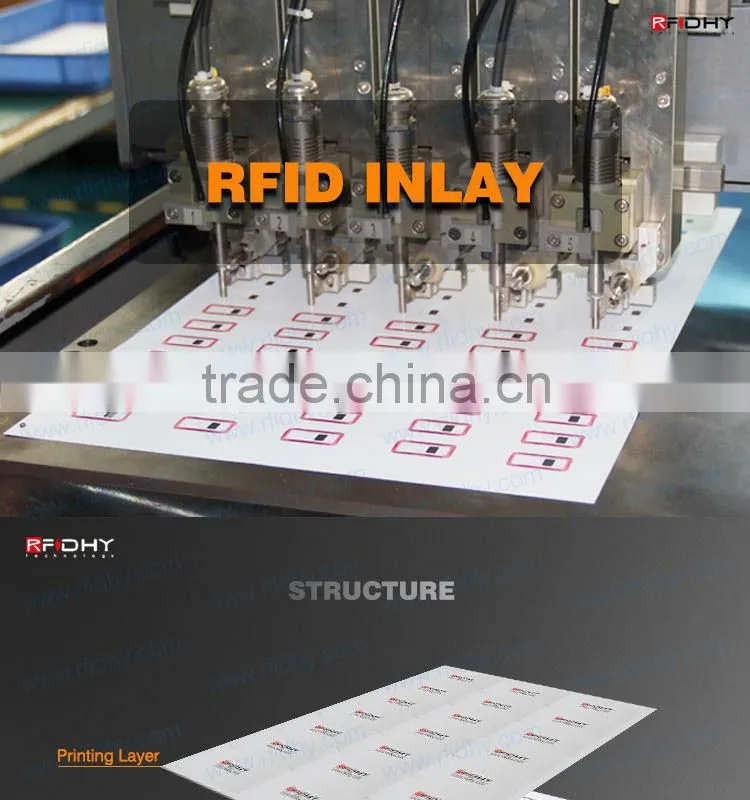Customized long distance rfid prelam 13.56mhz rfid card inlay