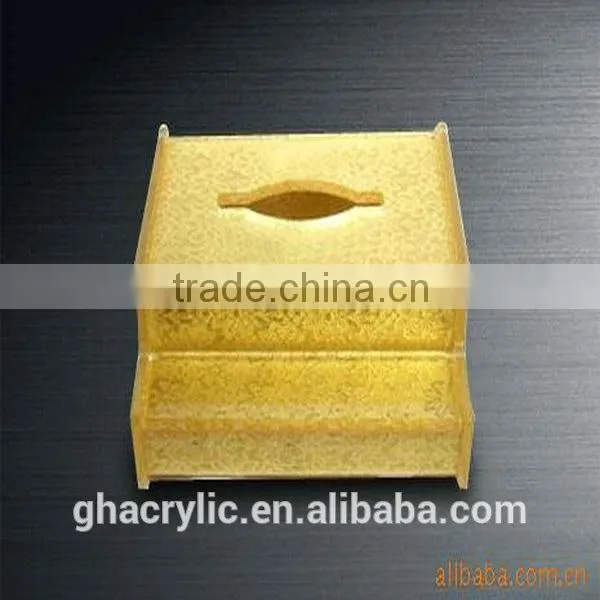 Contemporary design high quality tissue box with cover,customized acrylic tissue box cover