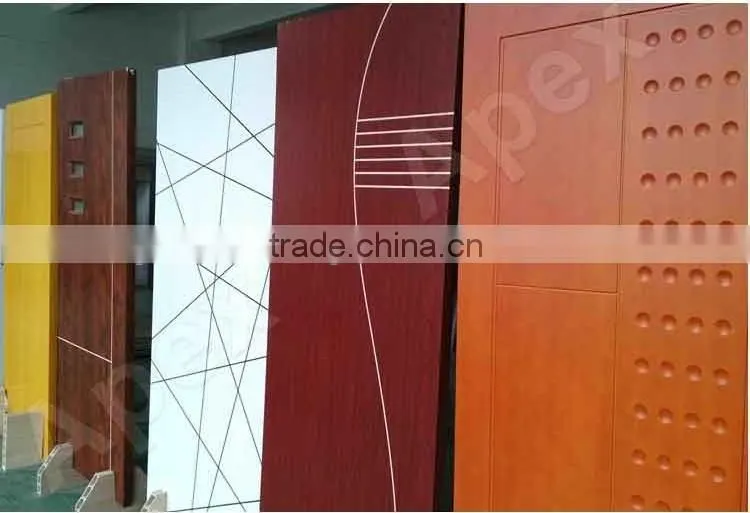 Plastic access door WPC door wood plastic composite door waterproof & moisture proof, bathroom door / kitchen door / room door