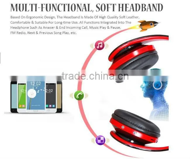 for hot selling super bass bluetooth headphone