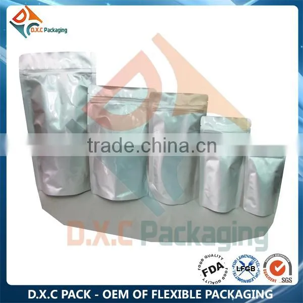 Customzied Order Stand Up Aluminum Laminated Foil Pouch
