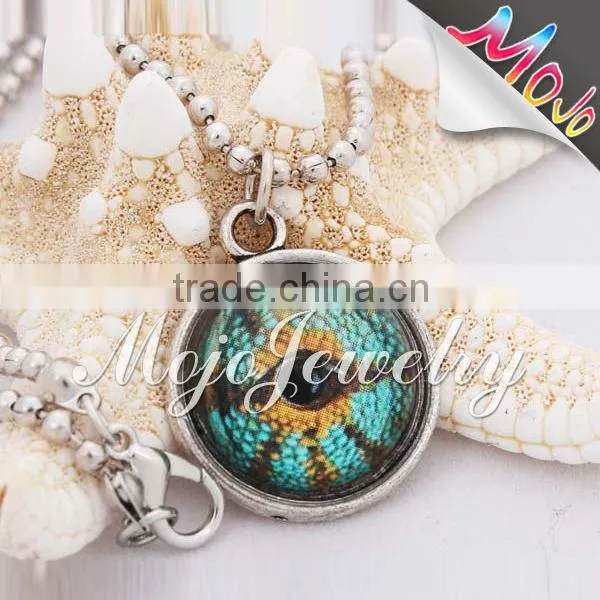 Jewlery Making Beads with Tiger Evil Eye Pendant Necklace for Sale Yiwu