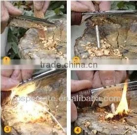 make a fire cheap promotion ferrocerium rod bare flint fire starter