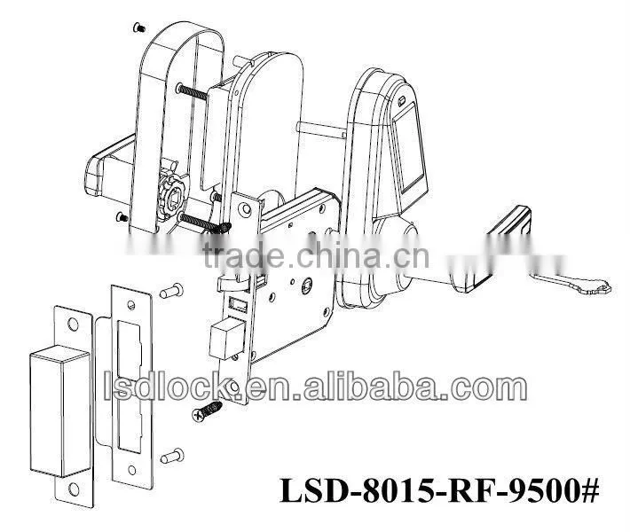 RFID Lock LS8015 For Dormitory