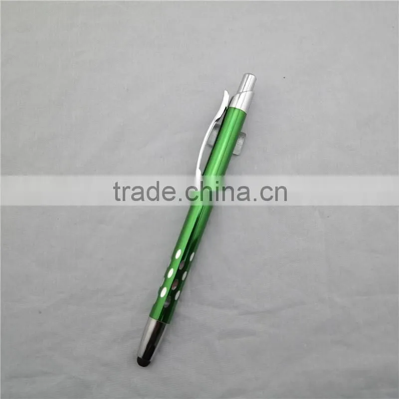 2 in 1 ball pen with stylus tip , promotional touch screen ball pen