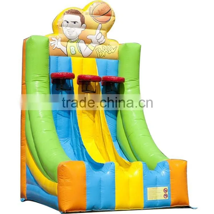 hot sale interesting inflatable interactive basketball games for adults