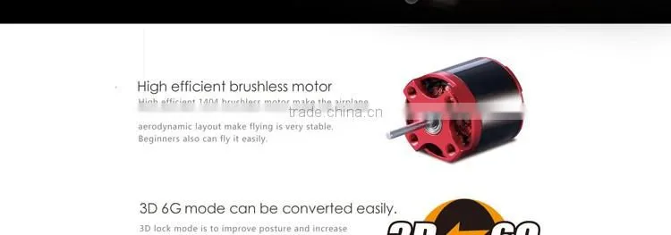 Long control distance! 2.4Ghz 4-channel rc airplane simulator, RTF radio controlled glider plane with brushless motor