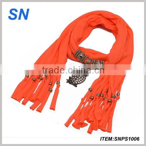 diamond pendant jewelry scarf 2014 spring fashion scarf