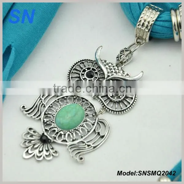 Hot sell pendant necklace scarf
