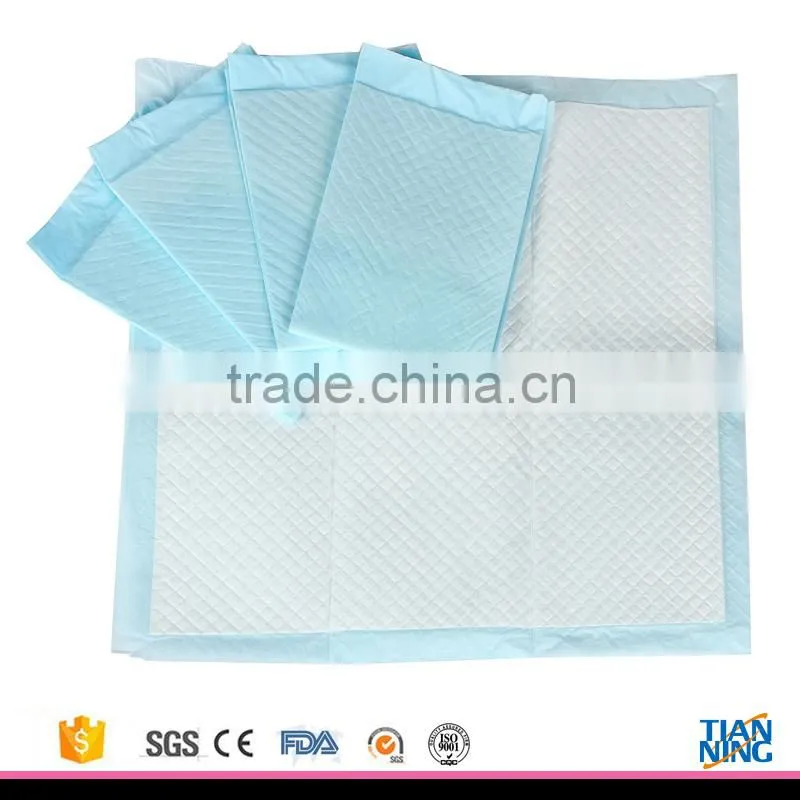 super absorbent disposable underpad or under pads for incontinence