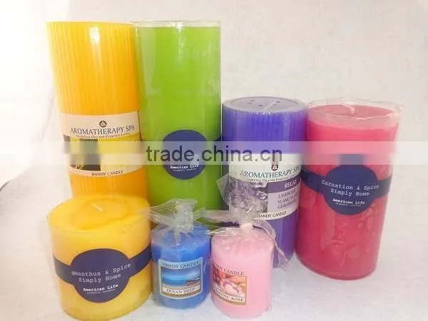 2015 hotsell scented Jar glass candle
