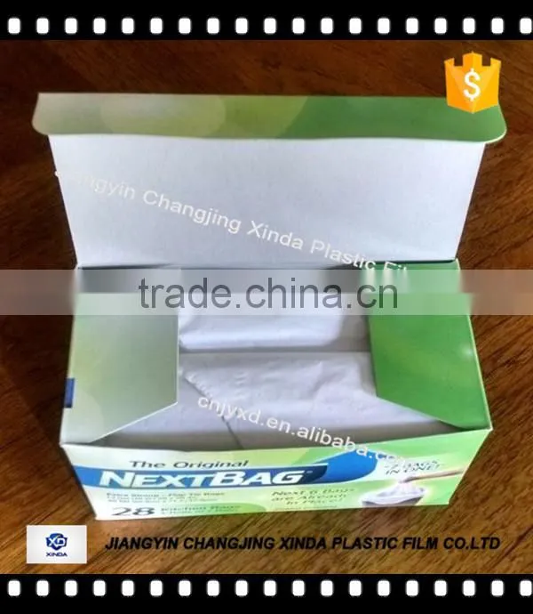 Large capacity biodegradable trash bag