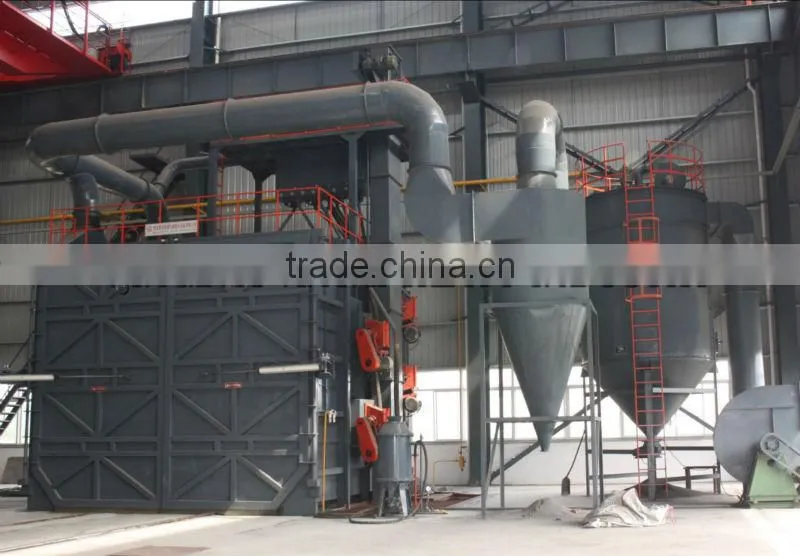 Q35/Q36/Q76 trolley type & rotal table type shot blast cleaning machine