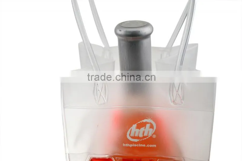 Decorative Pink PVC Wine Bottle Cooling Bag