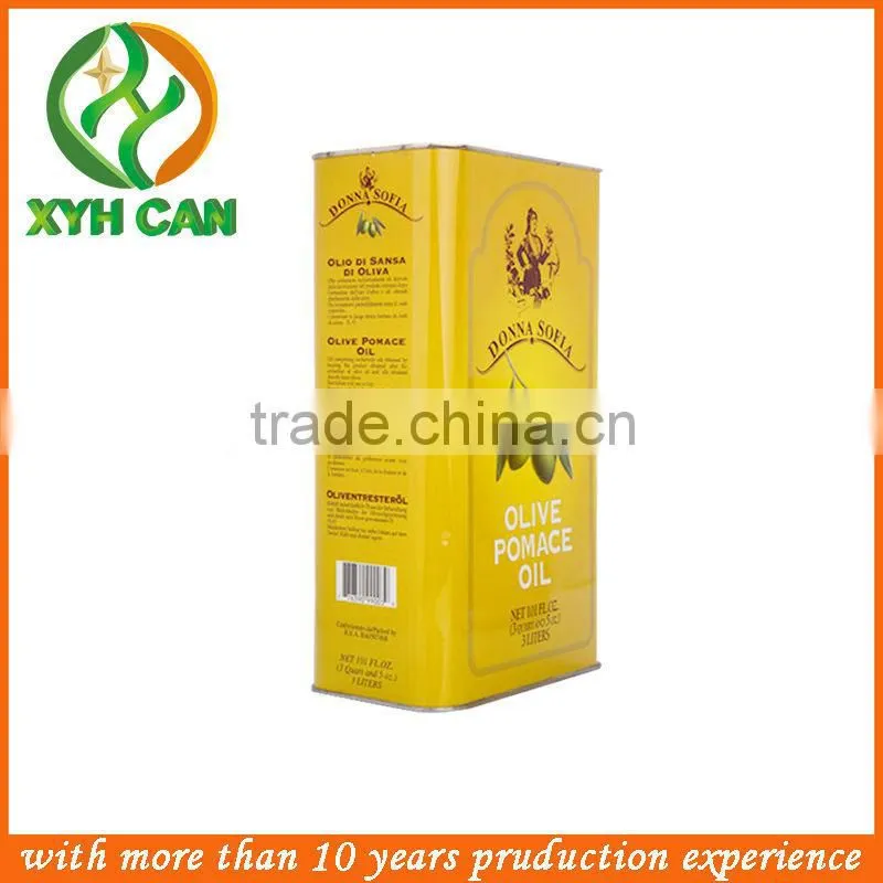 good grade oval extra virgin olive oil tin can