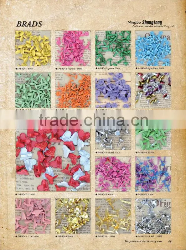 Embellishment brad pins craft brad