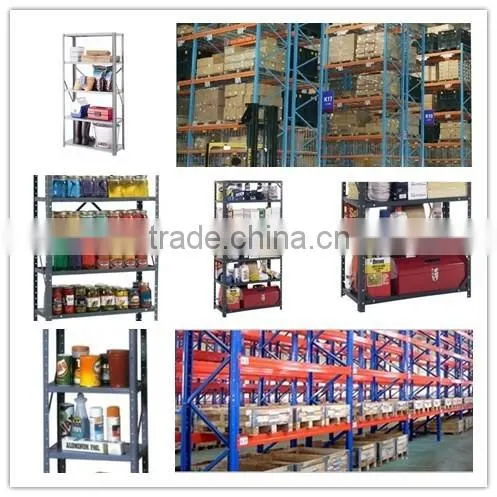 heavy duty supermarket metal storage store shelf with wheels
