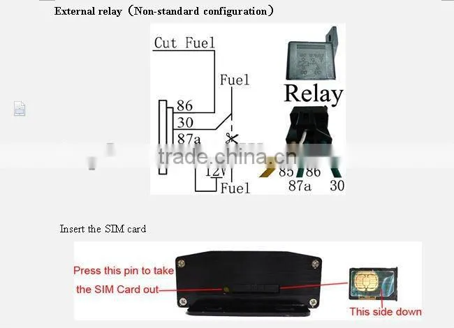 TL-109 gps gsm gprs car tracking system