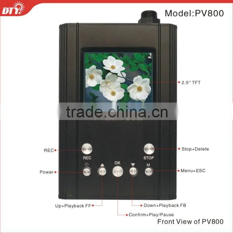 cheap ccd&cmos sd card mini mobile dvr kit, PV800