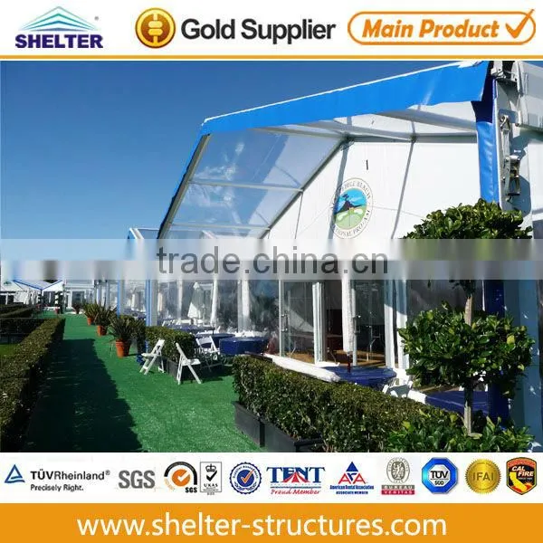 10x39 mtr transparent tents with transparent ABS panels in China for sale