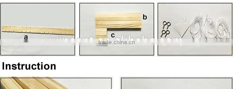 Wooden suspension bridge Puzzle Physics school toy