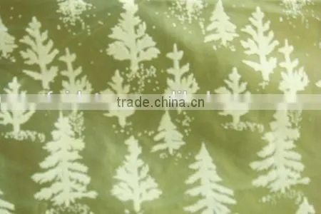 Polyester Flocked Taffeta/Flocked Curtain Fabric/Flock Fabric
