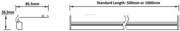 IP65 Aluminum LED Step Nosing