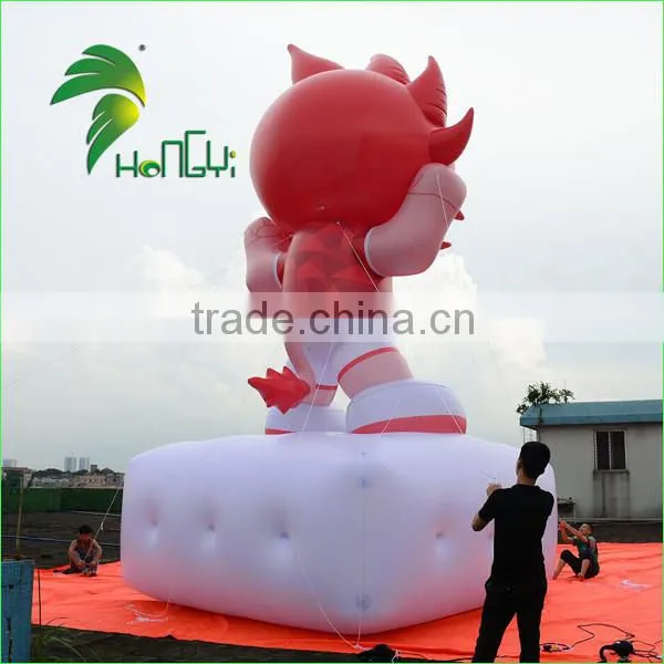 Giant Hongyi Factory Design PVC Advertising Promotion Mascot Inflatable Lion Shape