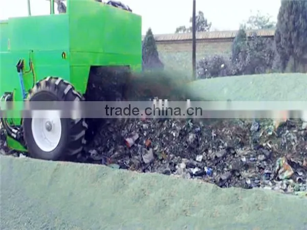 Solid waste composting equipment,Self-crawler compost mixer machine M3600 price