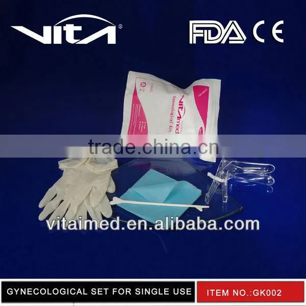 High Quality Gynecology Set For Single Use with CE/FDA/ISO
