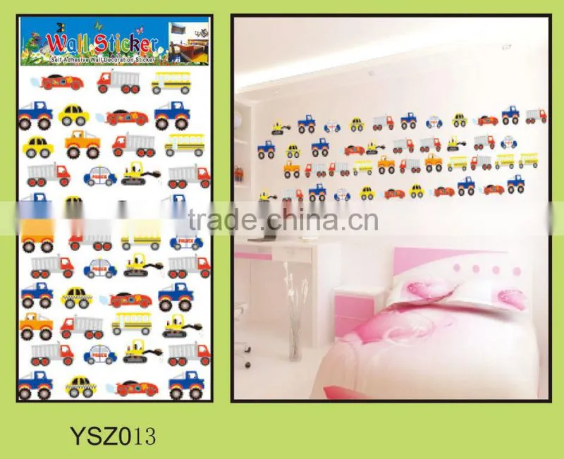 Eco-friendly non-toxic kids room decoration removable pvc 3d wall sticker