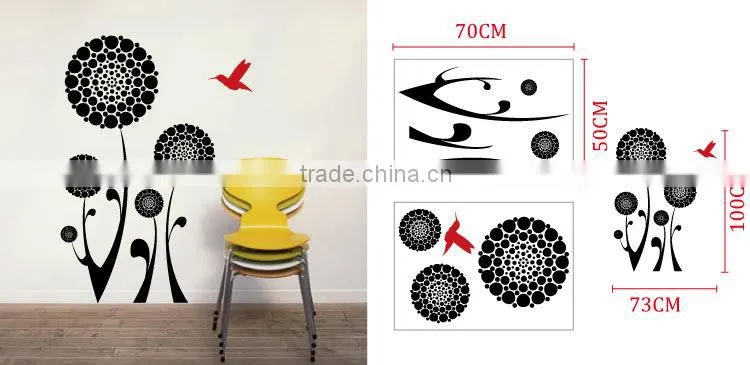 None-toxic artistic removable islamic wall decor stickers wall decal home