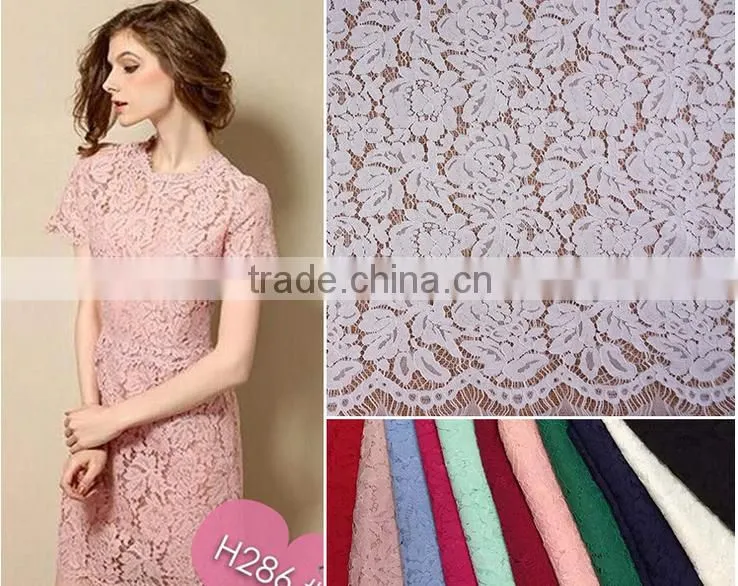 China whosale Spring and Summer hot sale lace dress fabric