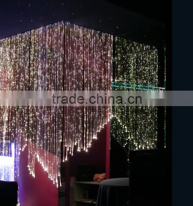 2016 nice fiber optic curtain light for bar decoration