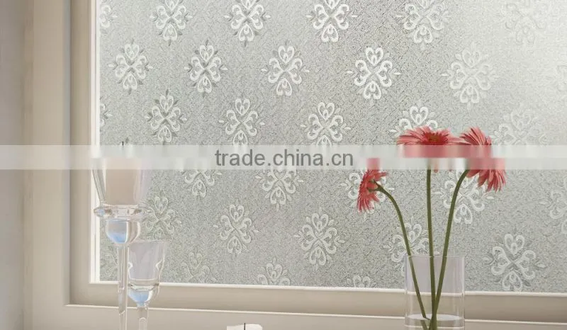 3ft*66/82ft milk white static cling Sticker window