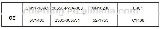 Promotion parts CM11-109 30520-PWA-003 for Honda car ignition coil