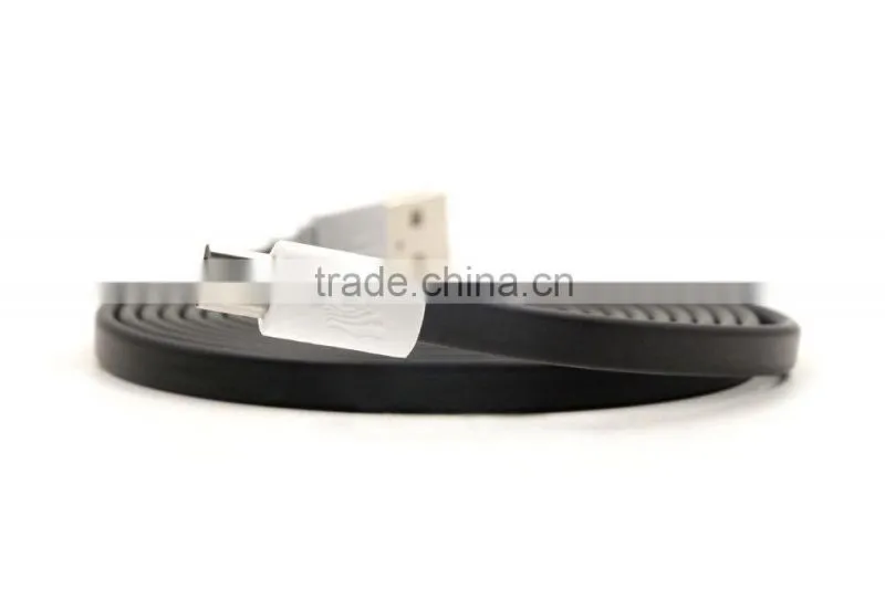 USB Cable 2M Flat Micro Charger Cord for Samsung Galaxy