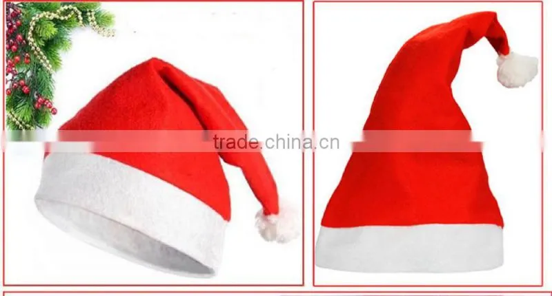 Red christmas hat wholesale on alibaba